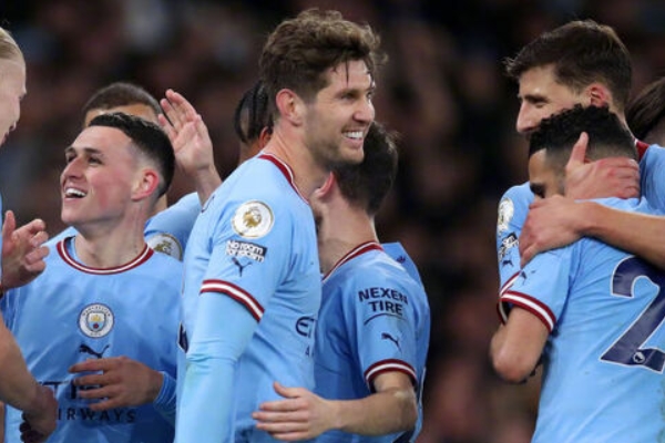 曼城3-0西汉姆联