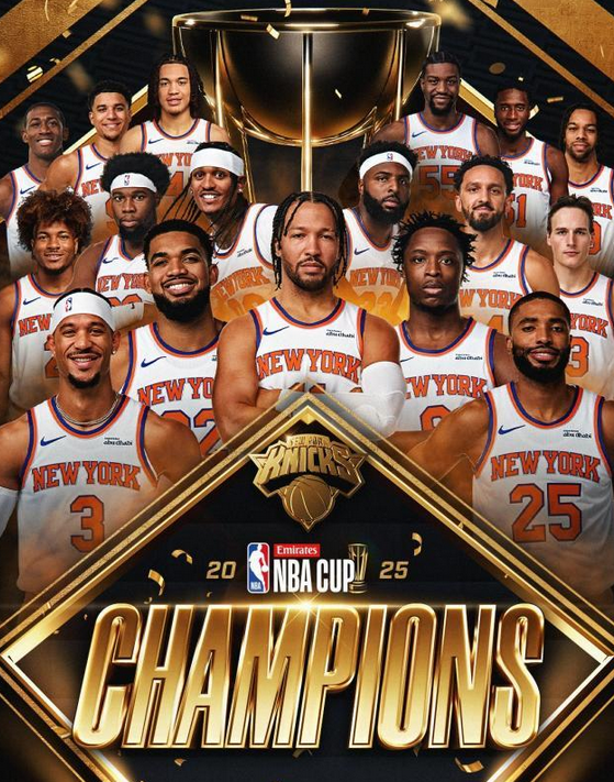 尼克斯夺冠分 53 万奖金 科莱克为父圆梦 唐斯捐款